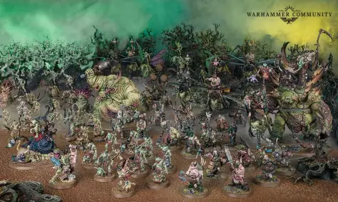 AoS Agusanados de Nurgle (Maggotkin of Nurgle)