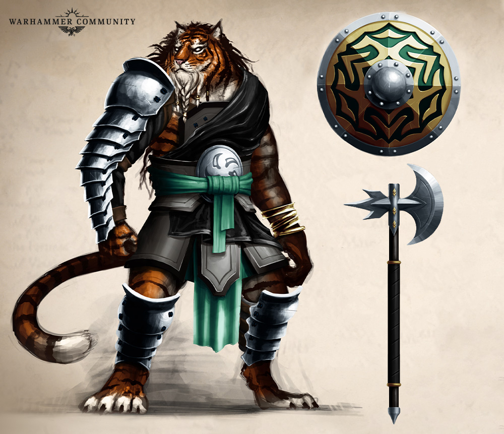 Total War: Warhammer 3 Guerreros Tigres